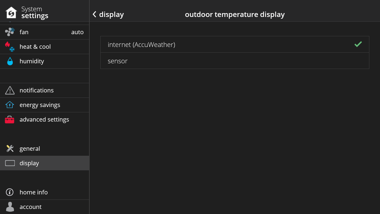 Display Accuweather